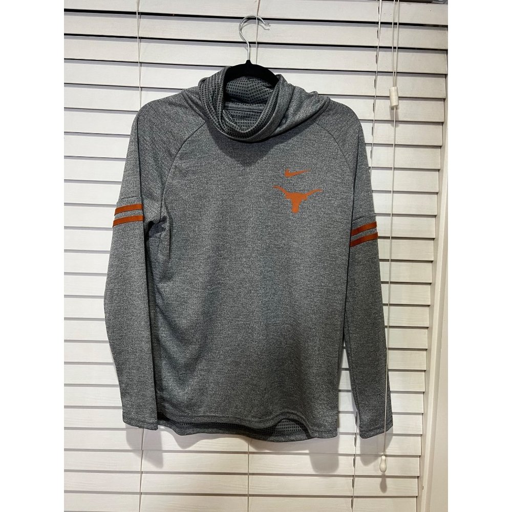 Nike Texas Longhorns Cowlneck Long Sleeve Shirt - Size‎ S